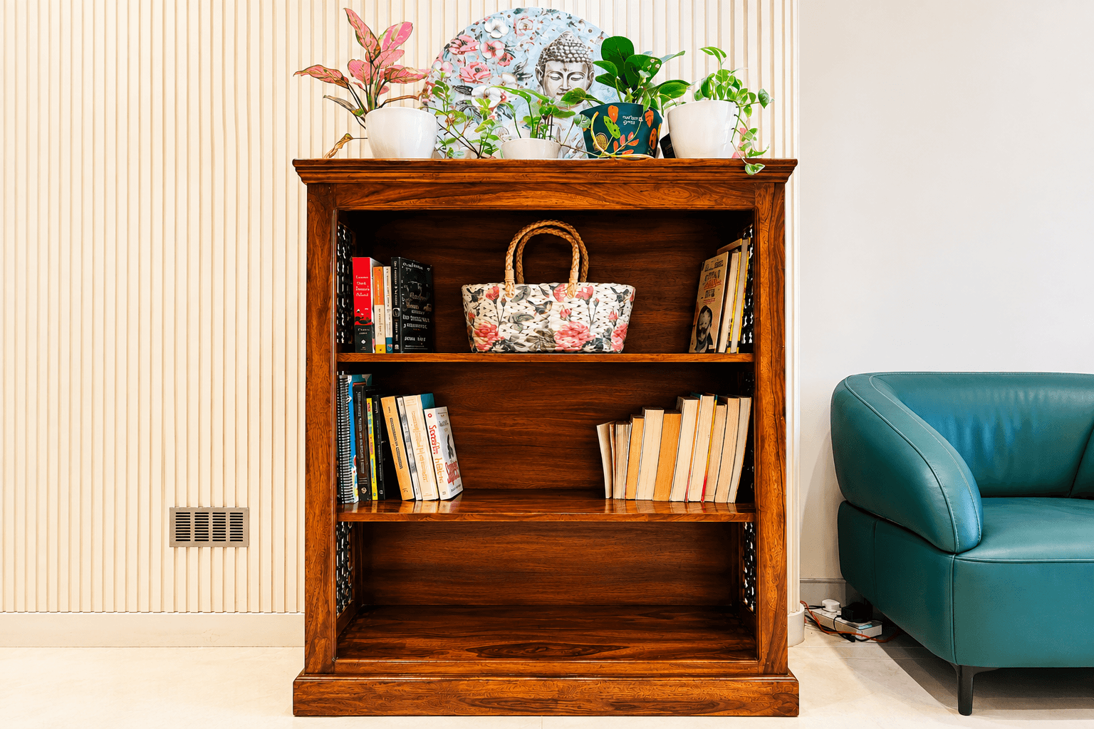 Inside the Insightio practice — warm wood, plants and soft light